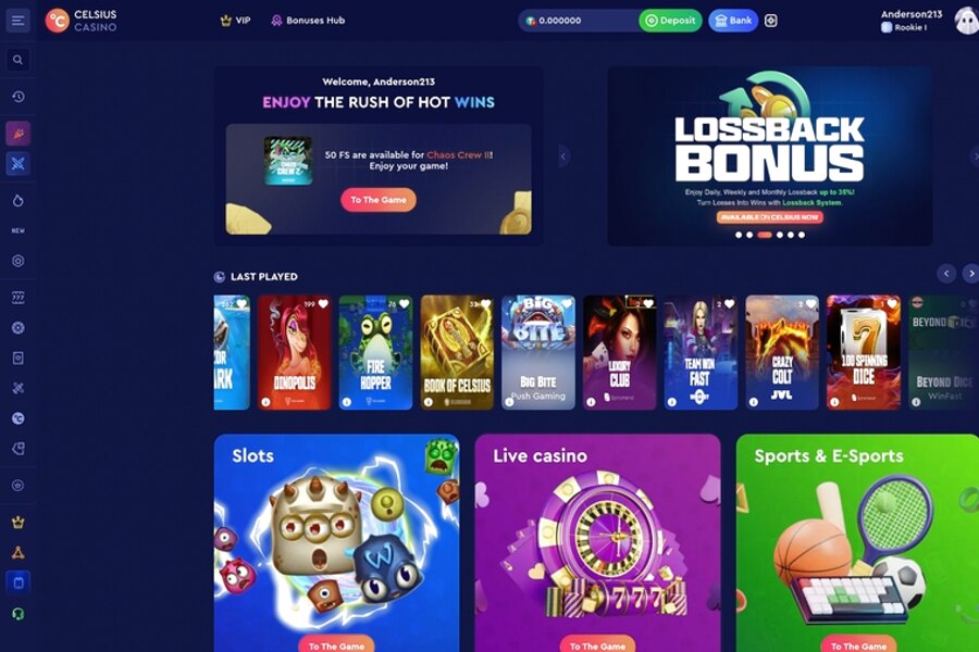 Celsius Casino : Accédez à votre compte en toute simplicité